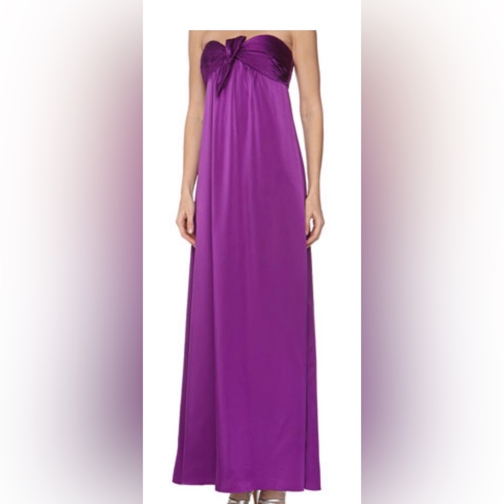 BCBG Strapless prom gown  ORCHID 4 NWT